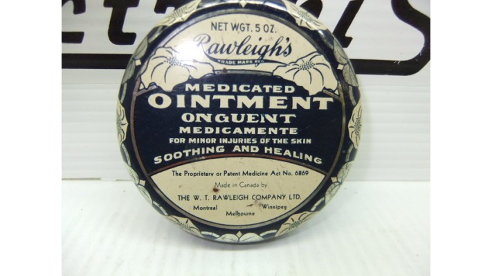 Rawleigh's ointment  5 oz tin can